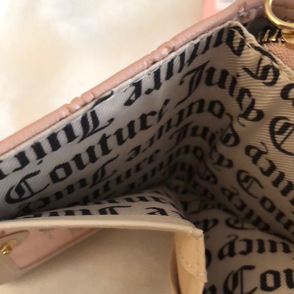 Juicy Couture Dusty Blush Not Your Babe Small Zip Around Bifold Wallet NWT - Picture 13 of 16
